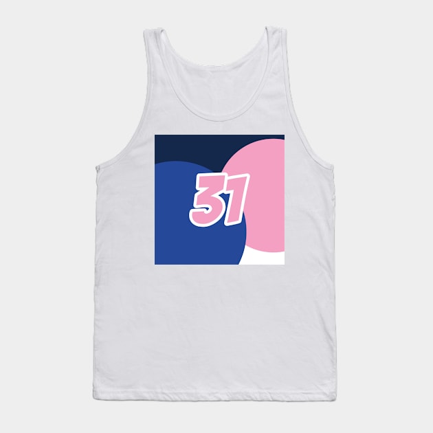 Esteban Ocon Coloured Circles - Driver Number Tank Top by GreazyL